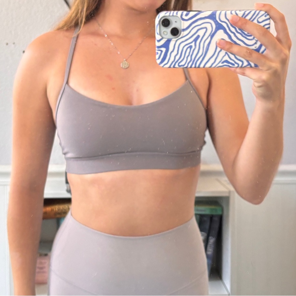 Gray Lululemon Sports Bra